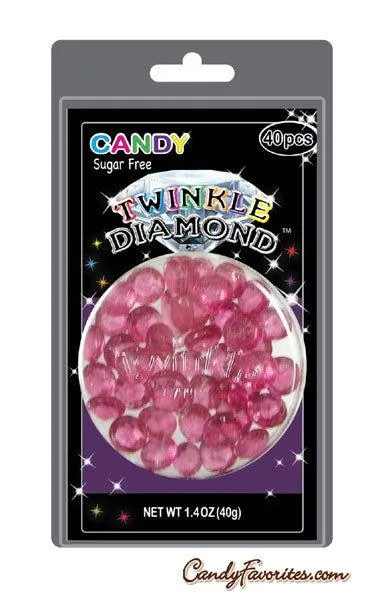 Purple Diamond Candy Gems