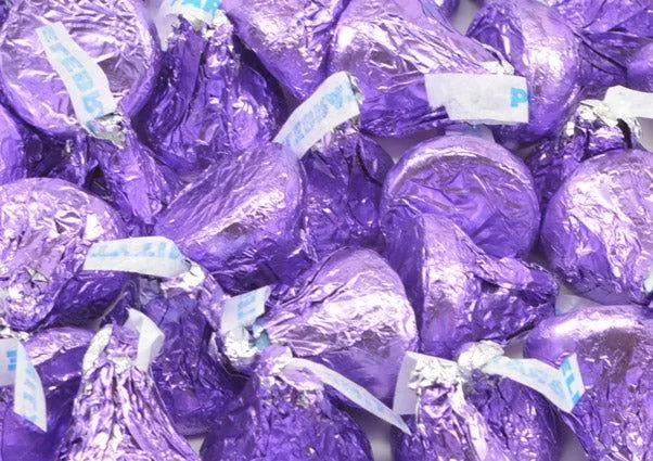 Purple Hershey's Kisses Bulk