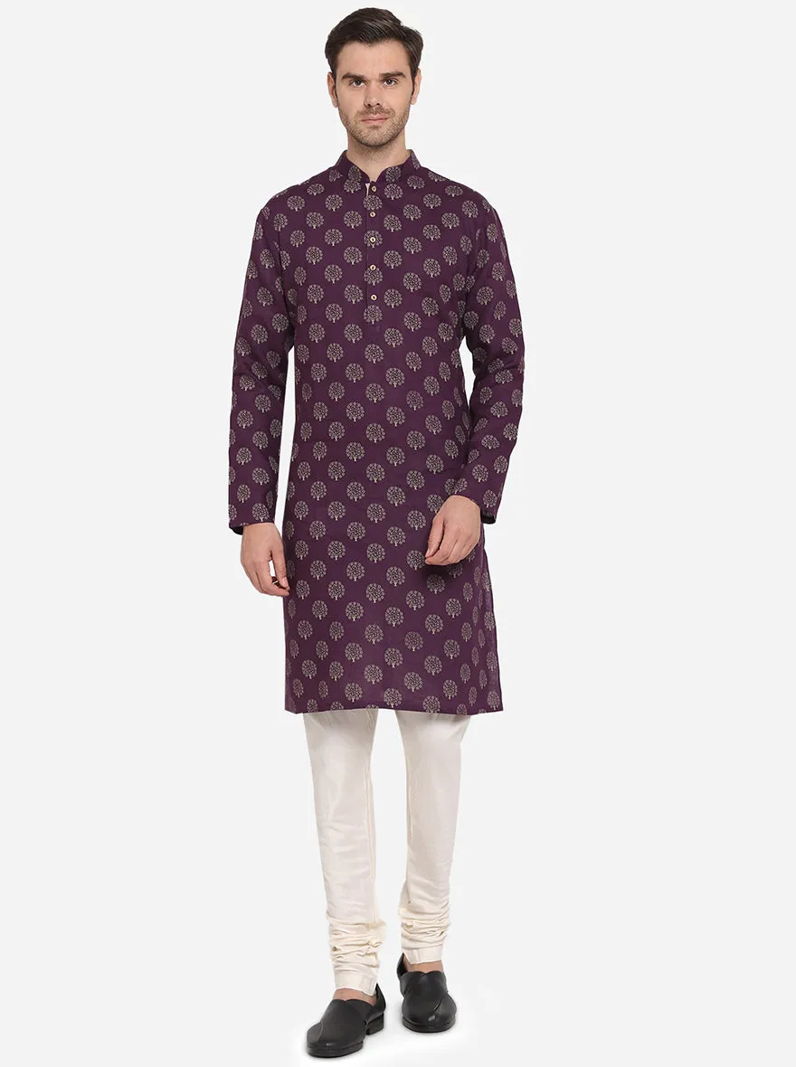 Purple Kurta Set | Azania