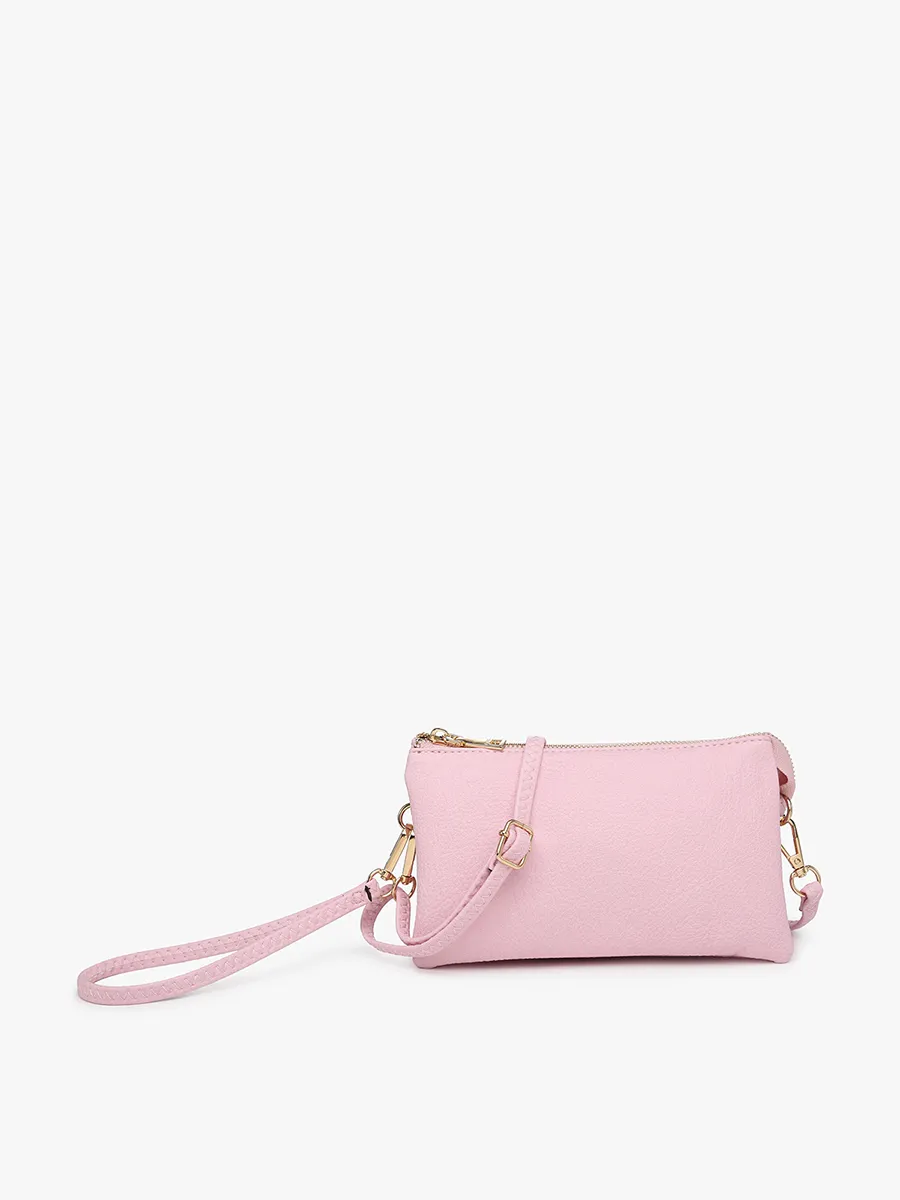 Riley 3 Compartment Crossbody/Wristlet - Slate