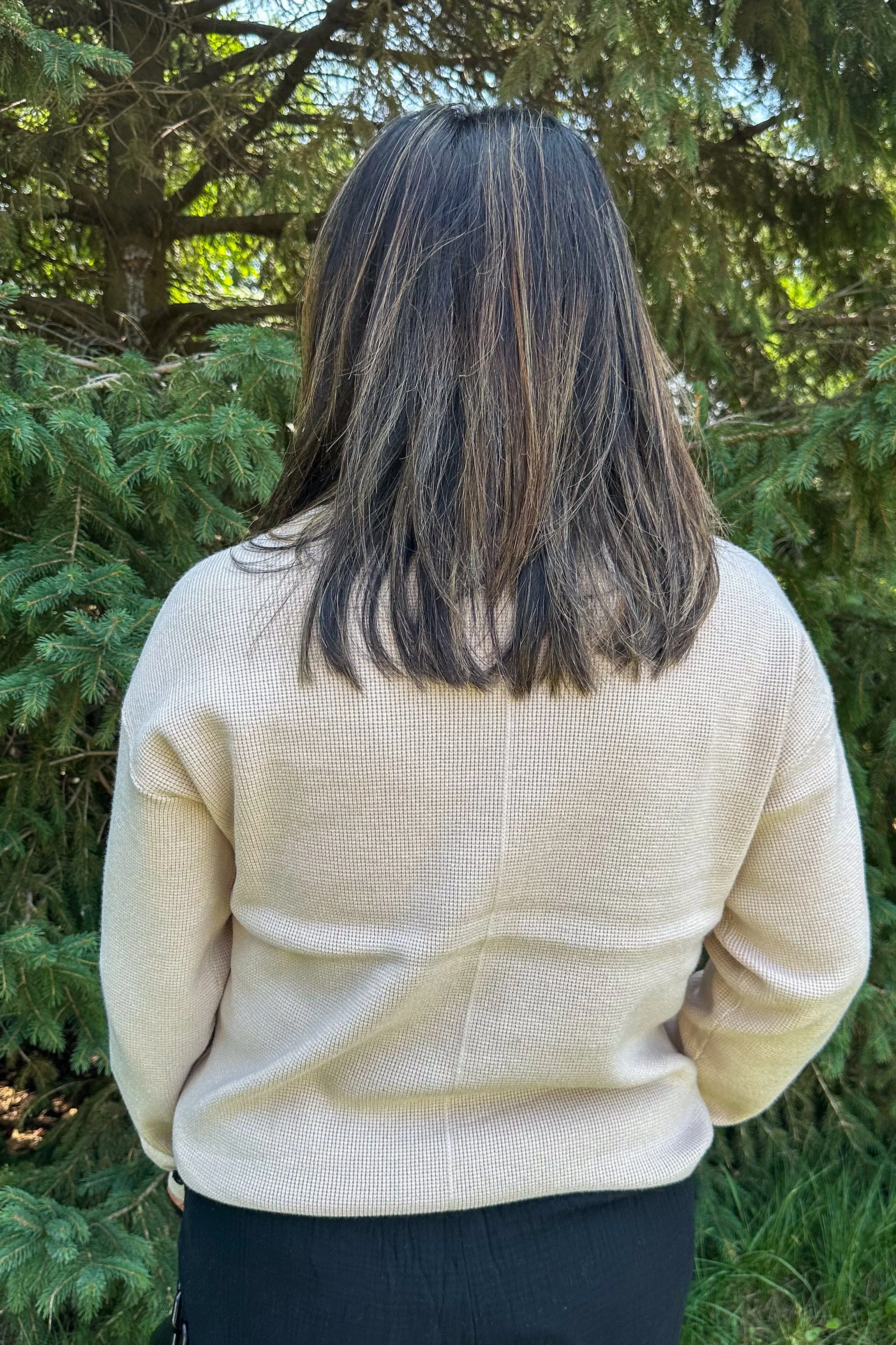 Sand Beige Everyday Cardigan