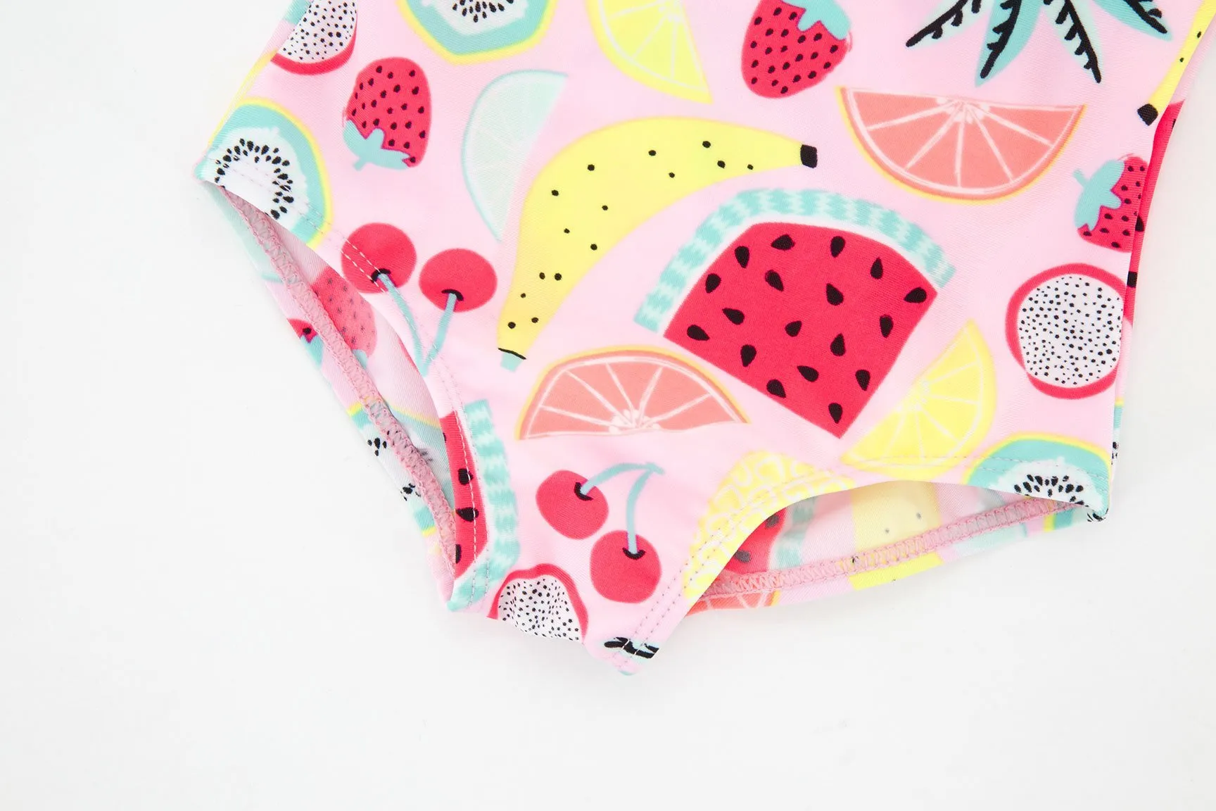 Summer Fruit Pattern Swimwear for Baby Girls