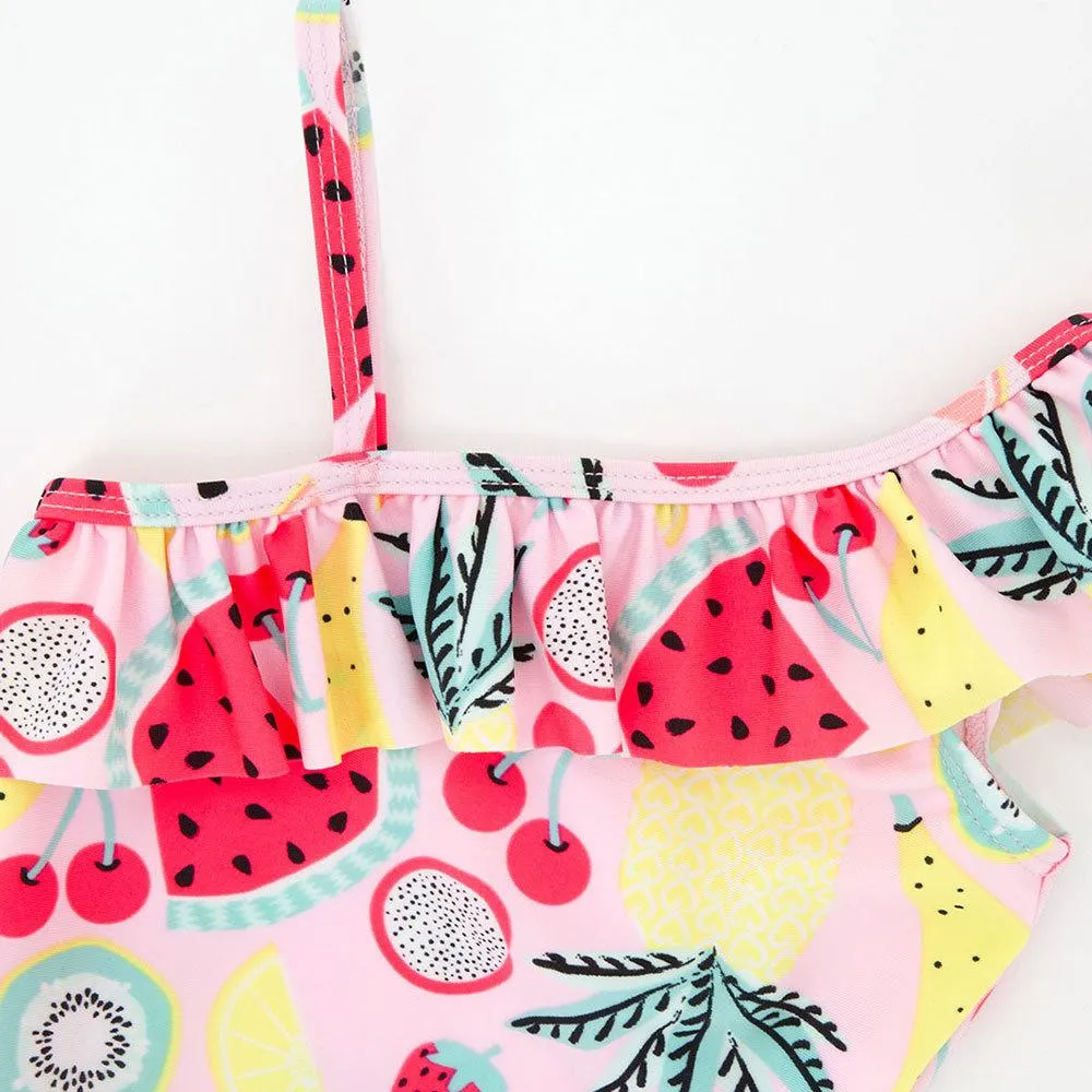 Summer Fruit Pattern Swimwear for Baby Girls