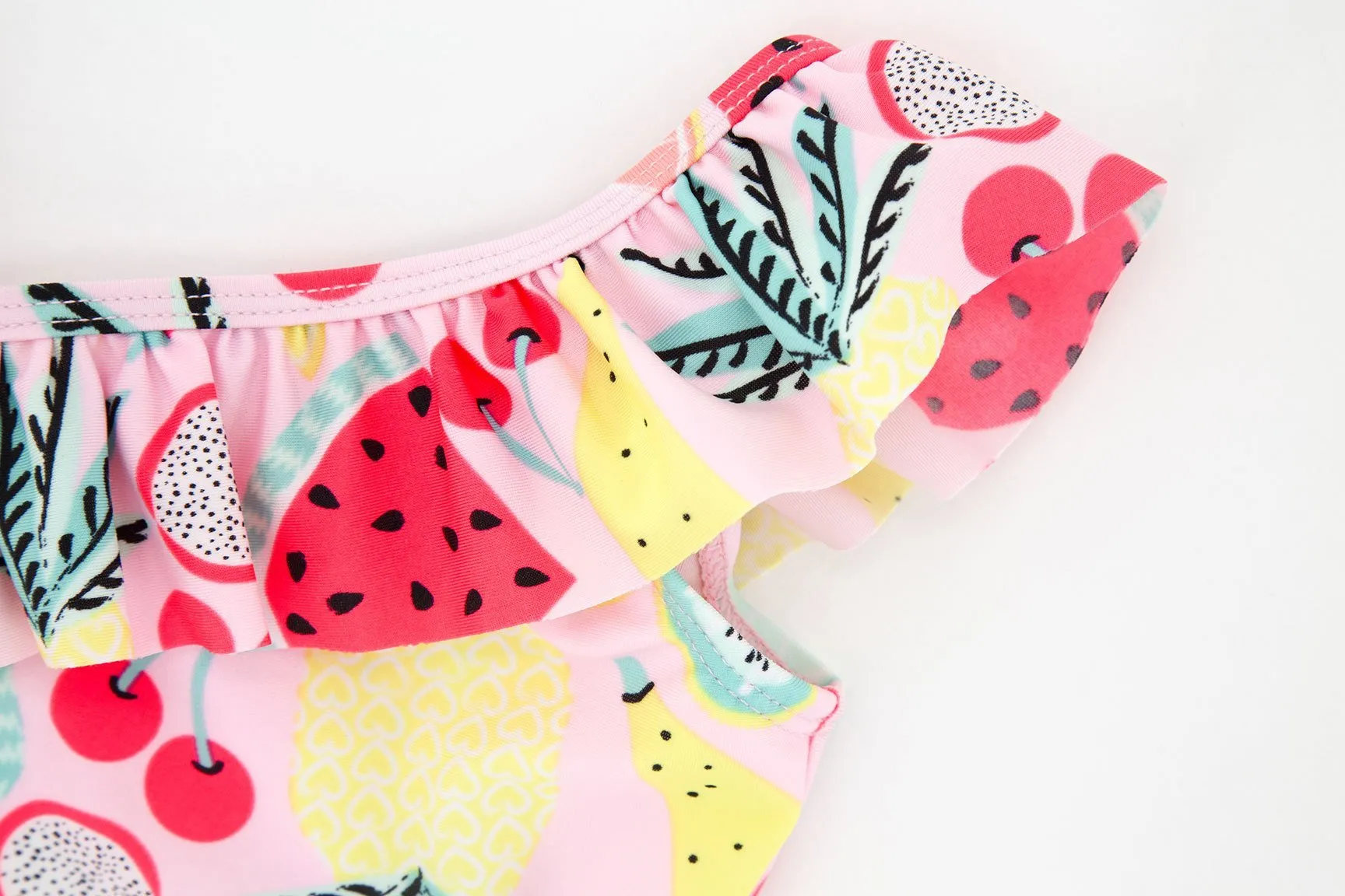 Summer Fruit Pattern Swimwear for Baby Girls