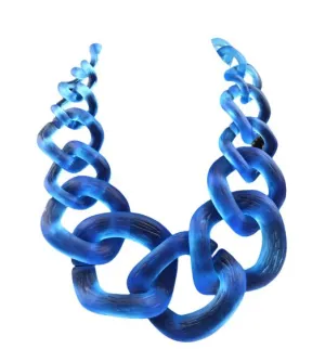 TEEK - Big Acrylic Chunk Chain Necklace