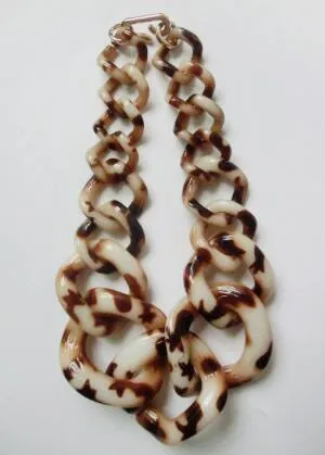 TEEK - Big Acrylic Chunk Chain Necklace