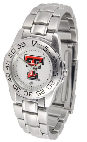 Texas Tech Sport Steel Ladies Watch