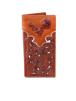 Top Notch Men's Light Brown Rooster Wallet