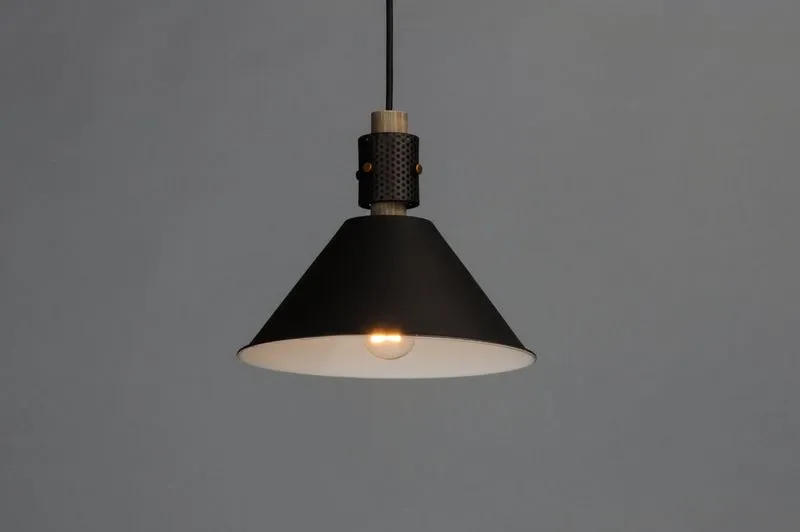 Tucson Single Light Pendant in Oil Rubbed Bronze and Weathered Wood