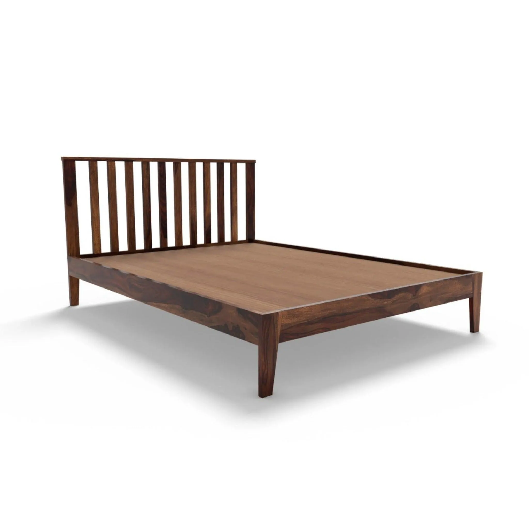 TWIN BED KING Sheesham Wood (Honey Finish)