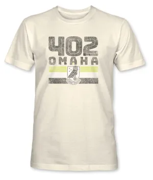 Union Omaha Retro Stripes Cotton T-Shirt - Natural