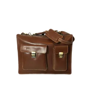 Unisex Toure Leather Briefcase