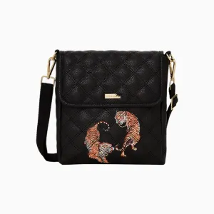 Women's Money Tigers Messenger Sling Handbag